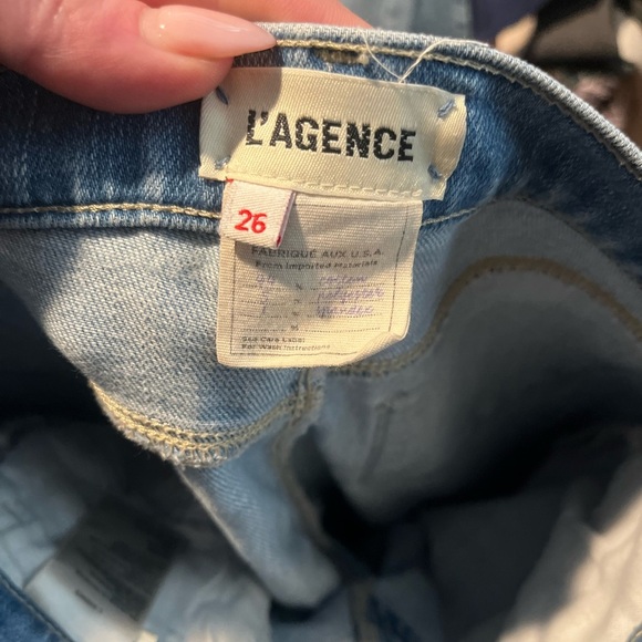 L’agence size 26 boho indie loose fit grunge jeans - Picture 2 of 2